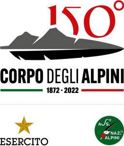logo 150esimo della fondazione del Corpo degli Alpini