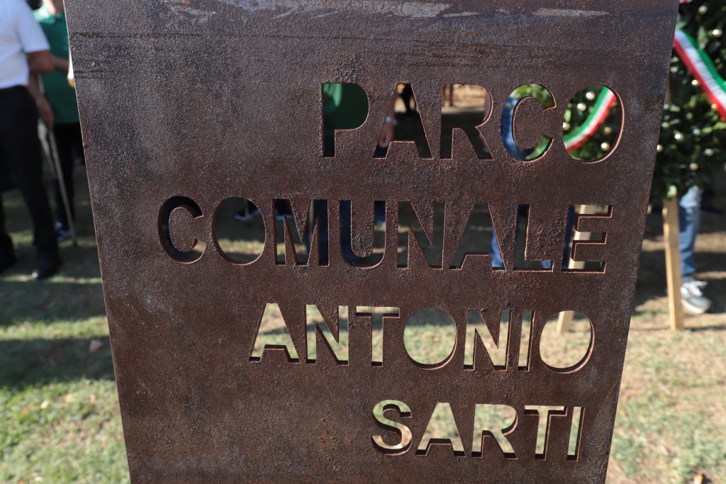 Galleria di foto della cerimonia di intitolazione del parco comunale ad Antonio Sarti