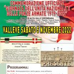 Il 5 novembre a Valleve