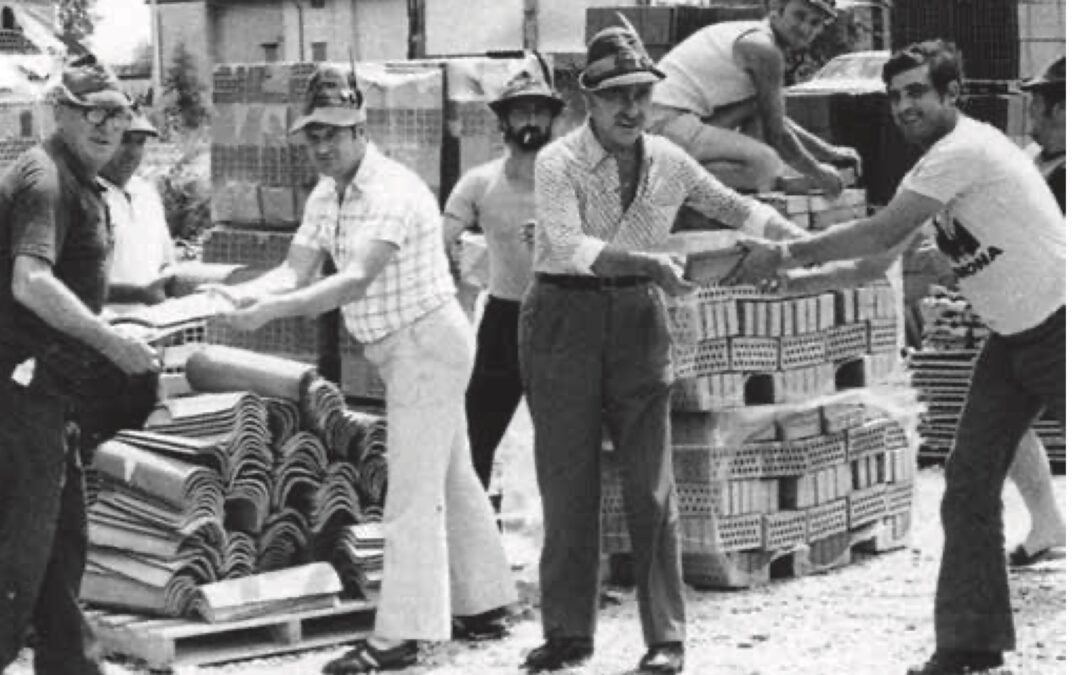 Censimento Gruppi e Volontari partecipanti alla ricostruzione del Friuli nel 1976
