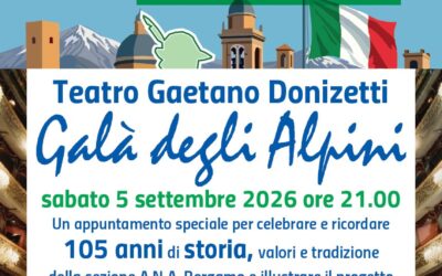 Il Galà degli Alpini al Teatro Gaetano Donizetti