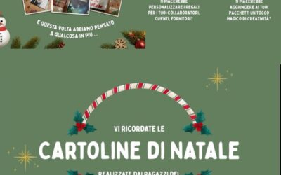 CARTOLINE DI NATALE PER SOSTENERE IL FONDO CAMPO SCUOLA CALCINATE e CAVERNAGO